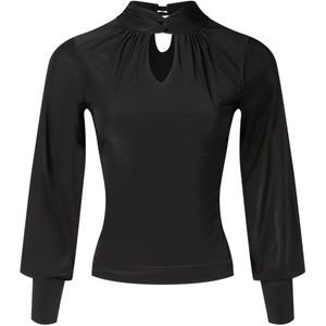 Top - Vintage Chic for Topvintage - Zwart