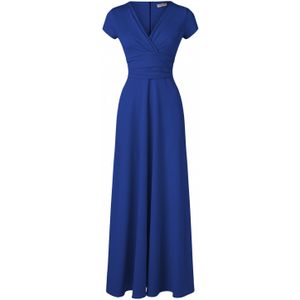 Maxi jurk - Vintage Chic for Topvintage (Blauw)