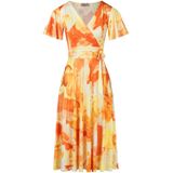 Blauw jurkje - Vintage Chic for Topvintage - Oranje/Geel - Maat 8