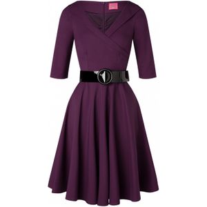 Swing jurk - Glamour Bunny - Paars