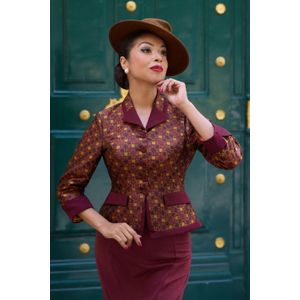 Blazer dames - Miss Candyfloss - Rood/Bordeauxrood