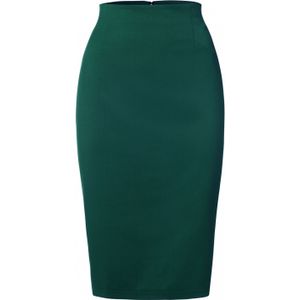 Strakke rok - Banned Retro - Blauw/Groen/Turquoise