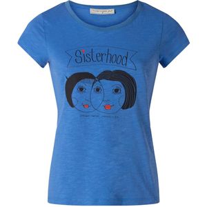 T-shirt - Mademoiselle YéYé (Blauw)