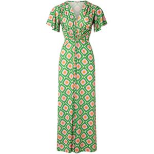 Maxi jurk - Vintage Chic for Topvintage (Groen/Multicolour)