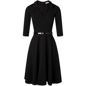 Swing - Vintage Chic for Topvintage - Jurk - Zwart