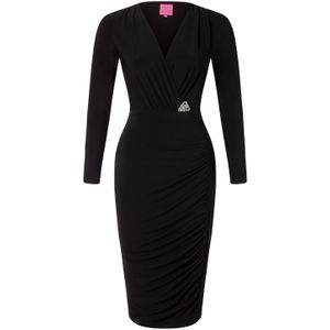 Strakke jurk - Glamour Bunny - Zwart