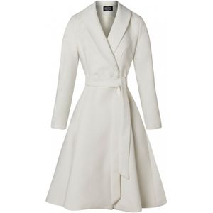 Mantel dames - Hearts & Roses - Wit