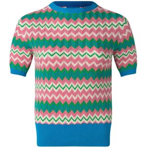 Top - Pretty Vacant - Blauw/Multicolour - Maat 18