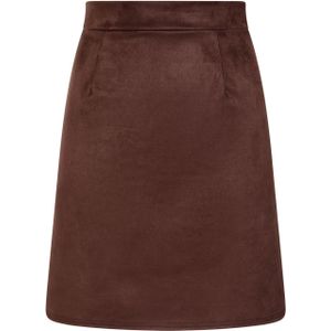 Topvintage - Vintage Chic - A-lijnrok - Bruin