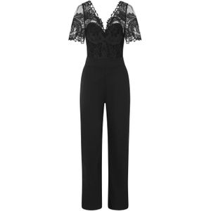 Jumpsuit - Vintage Diva - Zwart