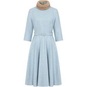 Swing jurk - Banned Retro - Lichtblauw/Blauw