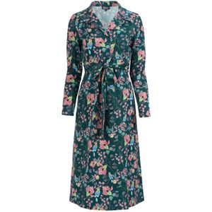 Midi jurk - LaLamour - Blauw/Multicolour