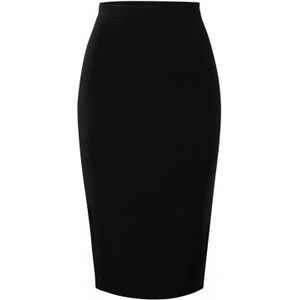 Strakke rok - Vintage Chic for Topvintage - Zwart - Maat 18
