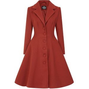 Mantel dames - Hearts & Roses - Bruin/Oranje