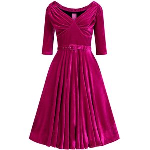 Swing jurk - Glamour Bunny - Roze/Fuchsia
