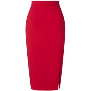 Strakke rok - Glamour Bunny Business Babe (Rood)