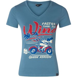 T-shirt - Queen Kerosin (Blauw)