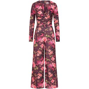 Topvintage - Vintage Chic - Jumpsuit - Paars/Multicolour