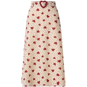 Swing rok - Vixen (Rood/Creme/Multicolour)