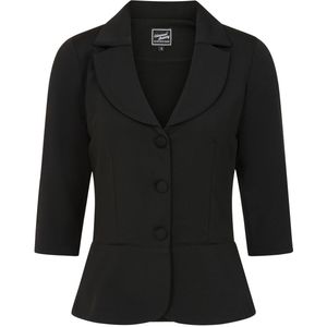 Blazer dames - Glamour Bunny Business Babe - Zwart