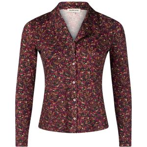 Surkana - Blouse - Rood/Bordeauxrood/Multicolour