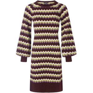 A-lijn jurk - King Louie - Rood/Bordeauxrood/Multicolour