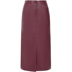 A-lijn rok - K-Design - Rood/Bordeauxrood
