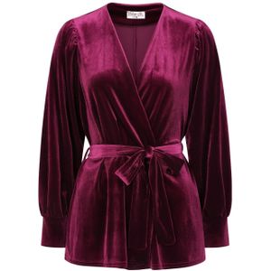 Top - Vintage Chic for Topvintage - Rood/Bordeauxrood