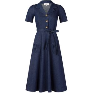 Swing - Very Cherry - Jurk - Blauw/Donkerblauw