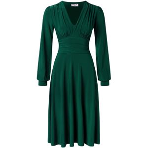 Swing - Vintage Chic for Topvintage - Cocktailjurk - Donkergroen
