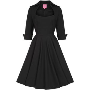 Swing jurk - Glamour Bunny - Zwart