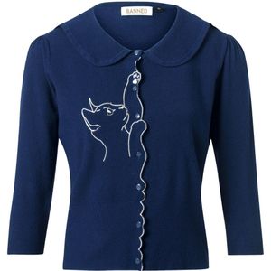 Vest dames - Banned Retro - Blauw/Donkerblauw