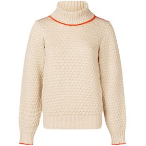 Trui dames - Mademoiselle YéYé - Creme/Oranje