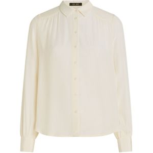 King Louie - Blouse - Ivoorwit - Lange Mouwen - EcoVero Viscosemix