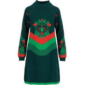 A-lijn jurk - Blutsgeschwister - Groen/Donkergroen/Multicolour