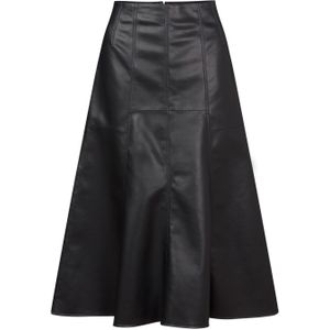 Topvintage - Boutique Collection - A-lijn Rok - Zwart - Midi Lengte