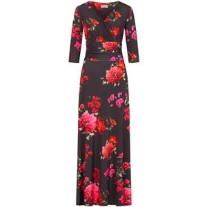 Maxi jurk - Vintage Chic for Topvintage - Zwart/Multicolour