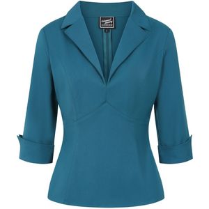 Top - Glamour Bunny Business Babe - Blauw