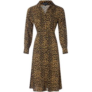 King Louie - A-lijn Jurk - Zwart/Bruin