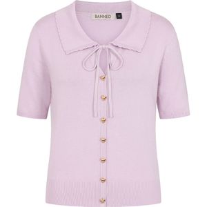 Vest dames - Banned Retro - Paars/Pastel - Maat L