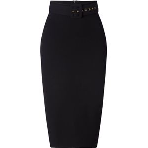 Topvintage - Vintage Chic - Kokerrok - Zwart