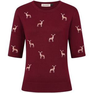 Trui dames - Banned Retro - Bordeauxrood