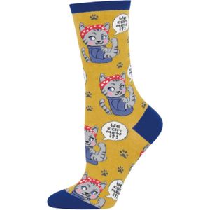 Kousjes & Sokken - Socksmith - Blauw/Geel/Multicolour
