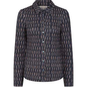 Blouse dames - Surkana - Blauw/Multicolour
