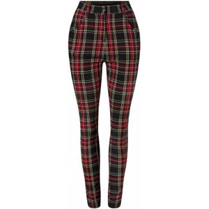 Pantalon - Banned Retro (Zwart/Rood)