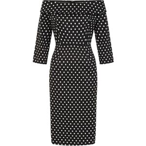 Strakke jurk - Banned Retro - Zwart