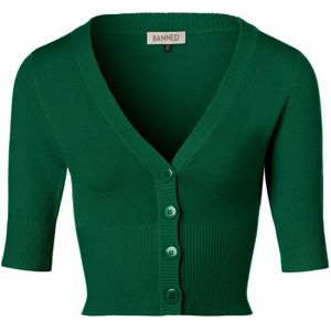Vest dames - Banned Retro - Groen/Donkergroen