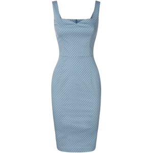Strakke jurk - Banned Retro (Blauw)