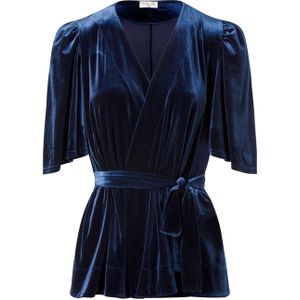 Top - Vintage Chic for Topvintage - Blauw/Donkerblauw