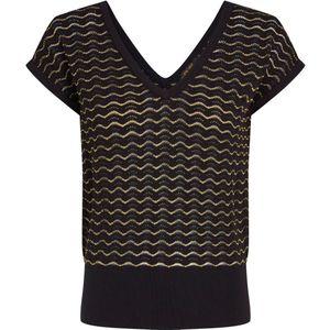 Trui dames - King Louie - Zwart/Goud - Maat XS